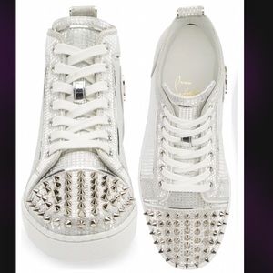 CHRISTIAN LOUBOUTIN Lou Spikes High Top Sneaker